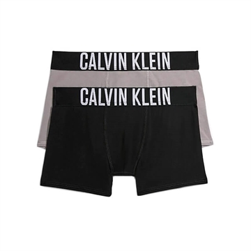 Calvin Klein Boys 2P Trunk 0422 Pebblestone/Black